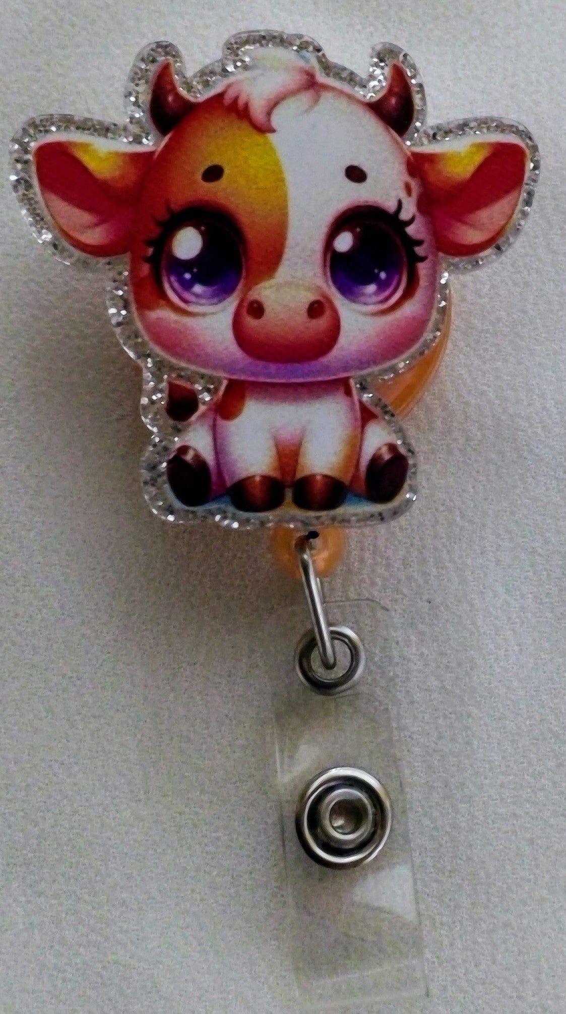 Cow Badge Reel