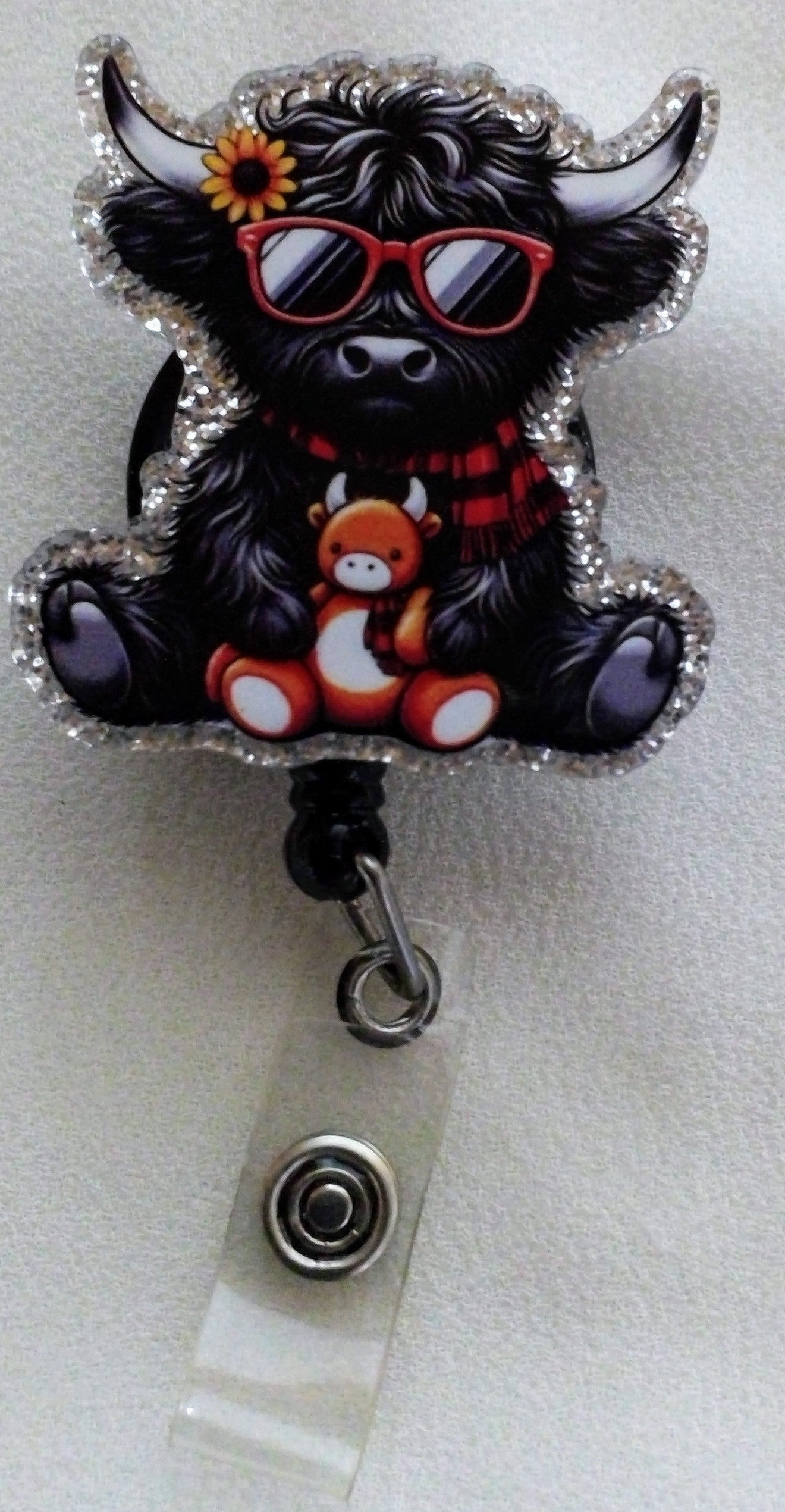 Cow Badge Reel