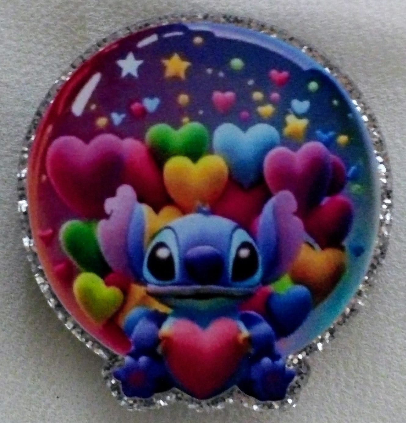 Stitch with Balloons