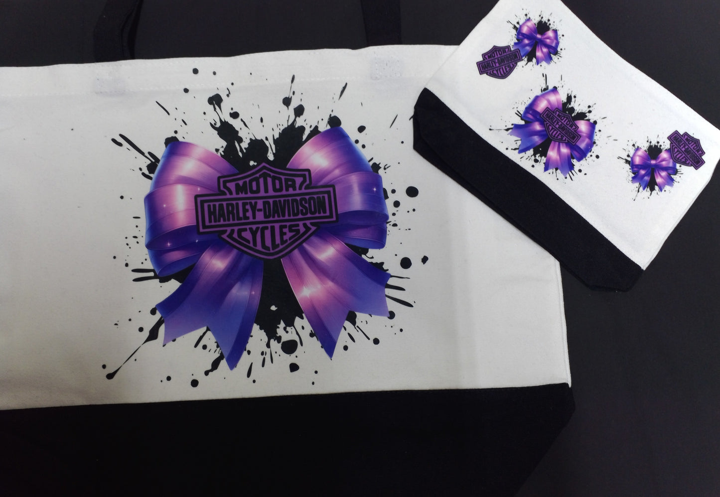 Harley Davidson matching bag set
