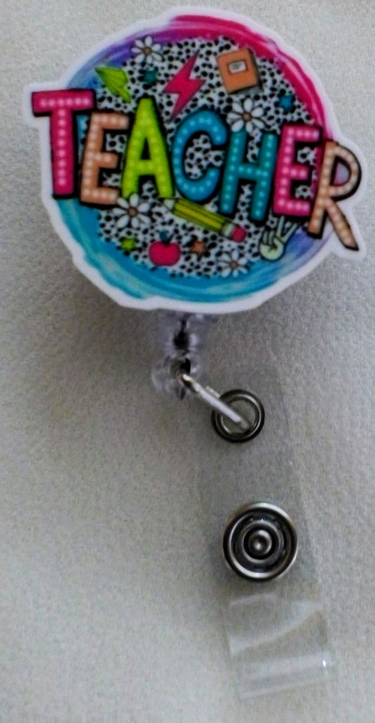 Teacher Badge Reel