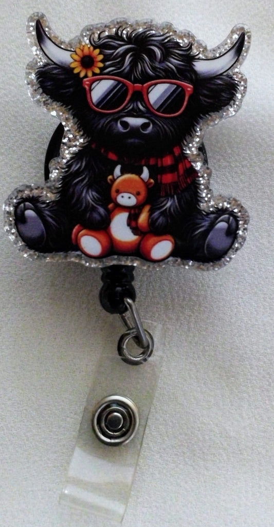 Cow Badge Reel