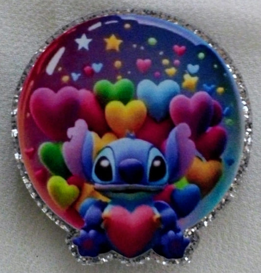 Stitch with Balloons